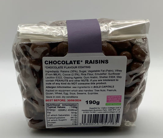 Milk Chocolate Raisins 190g