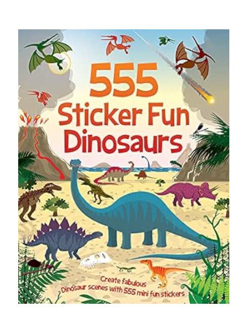 Book 555 Sticker Fun Dinosaurs