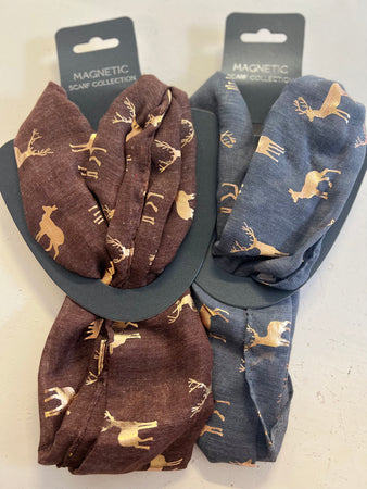 Magnetic Scarf - Stag