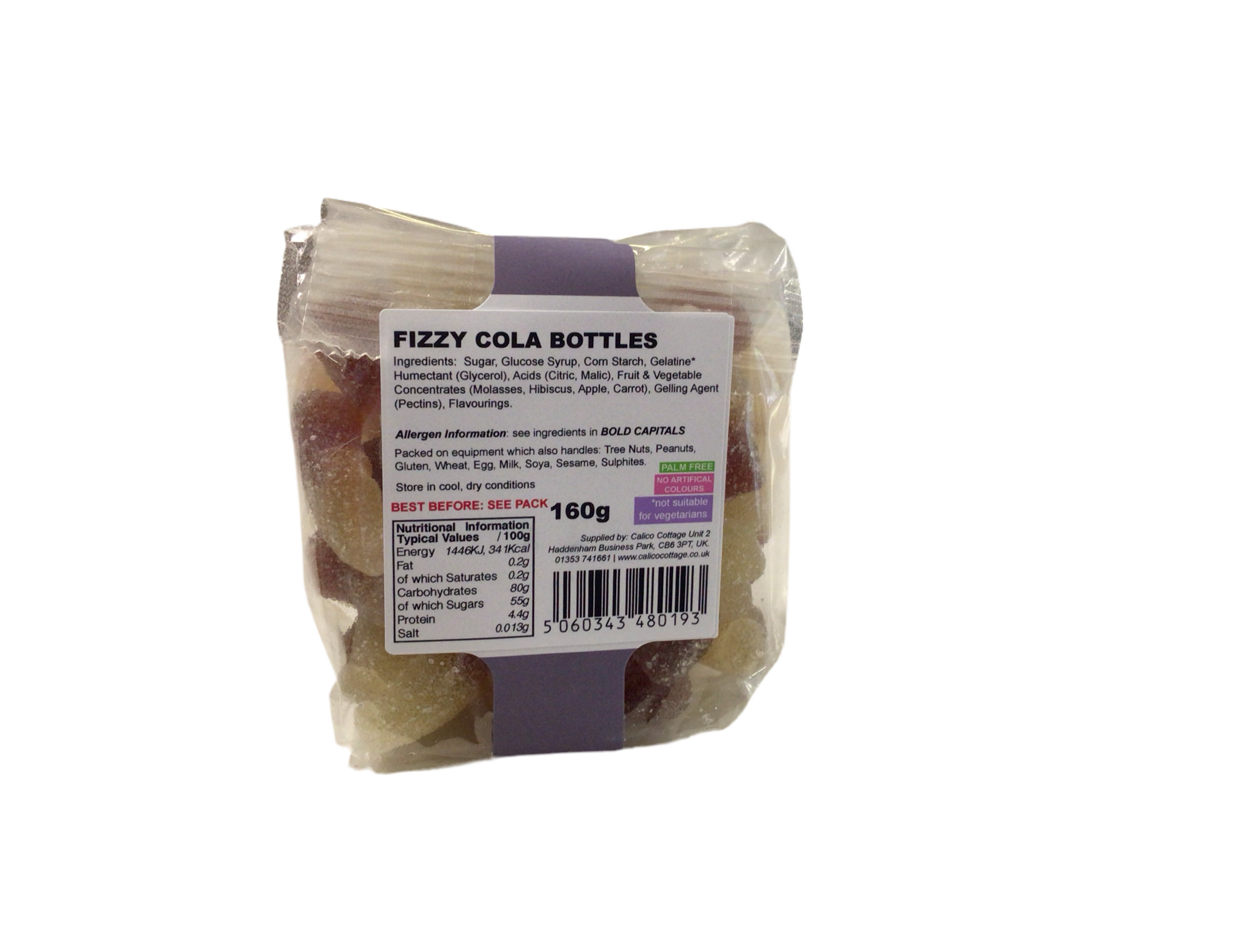 Fizzy Cola  Cola Bottles 160g