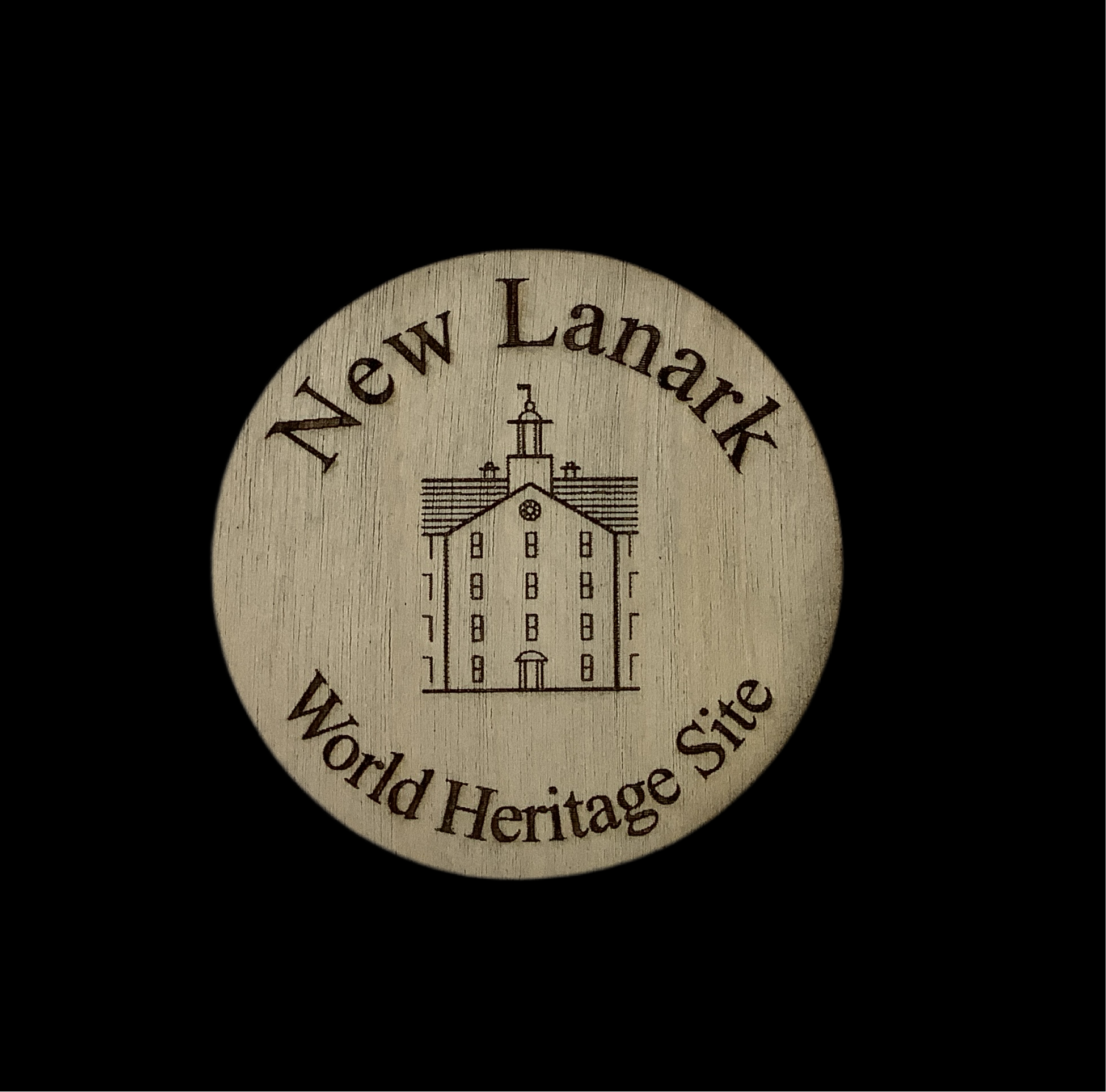 New Lanark Wooden Magnets