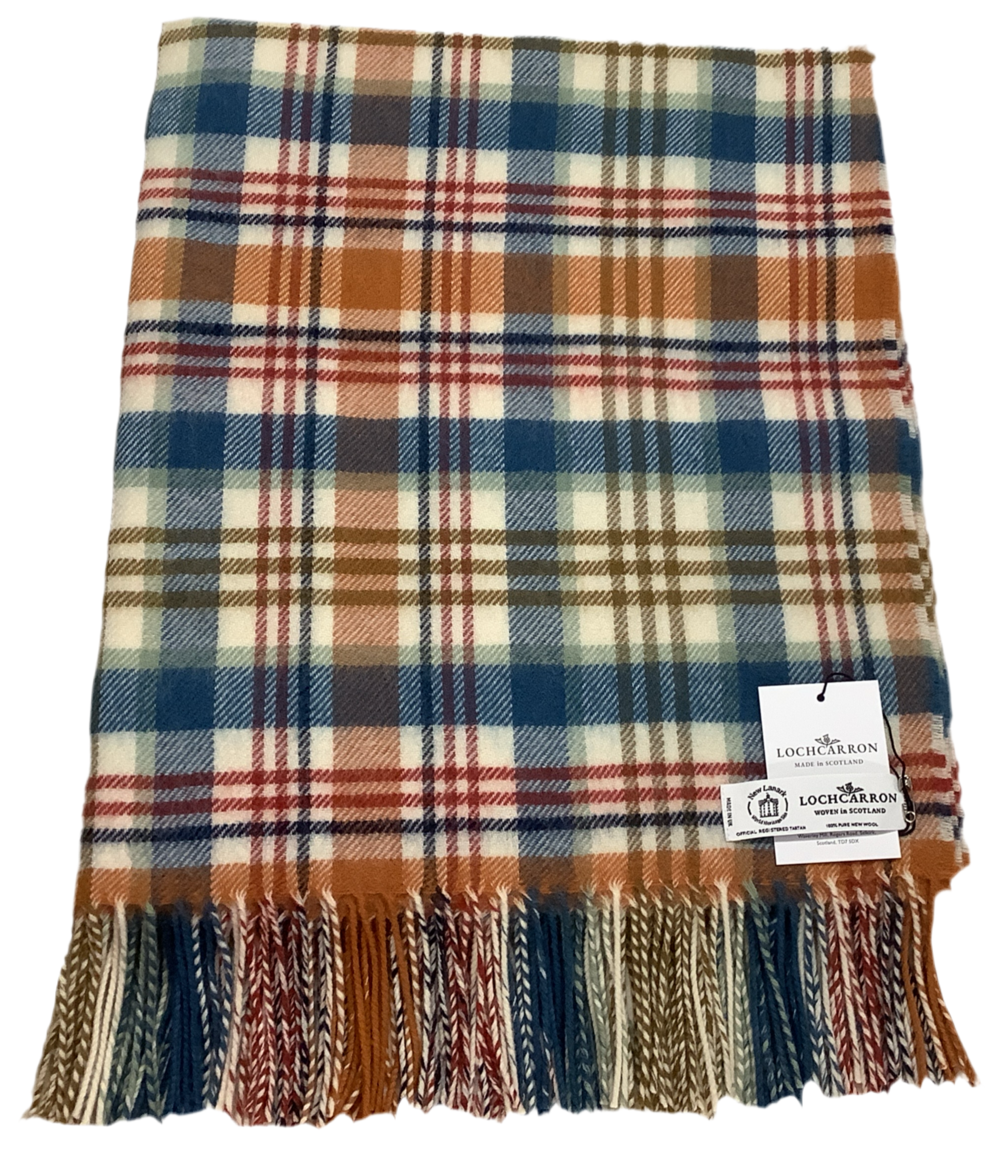 New Lanark Tartan Blanket