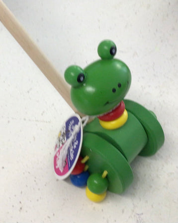 Push A Long Frog Toy