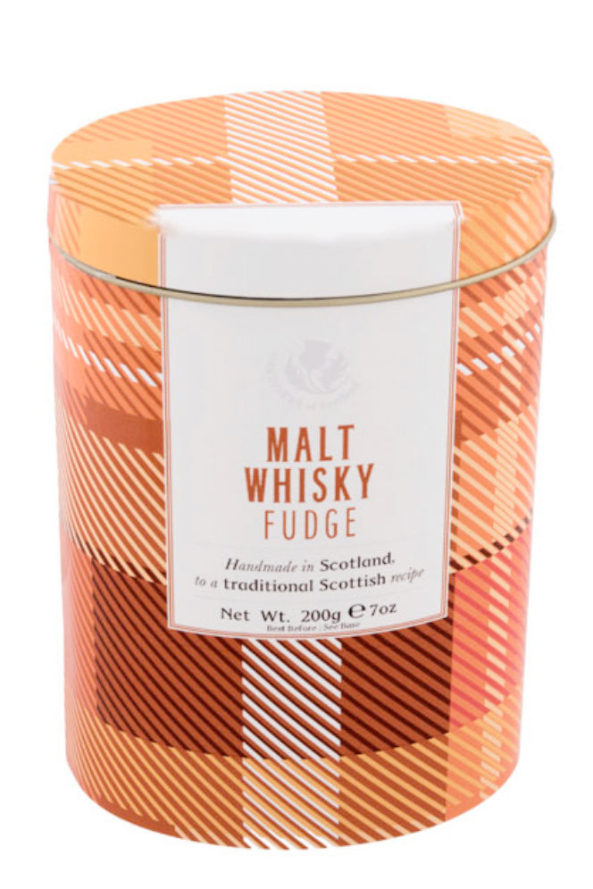 Malt whisky Fudge Tin 200g