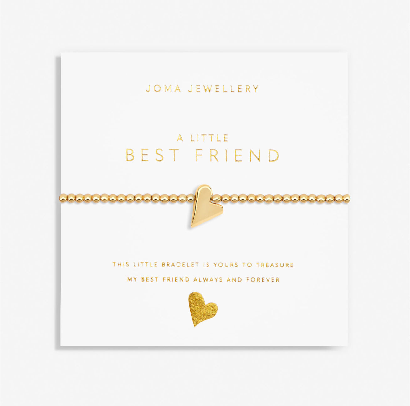 Best Friend Gold Plated Bracelet