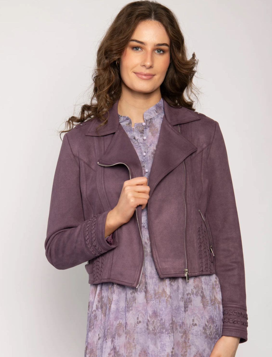 Faux Suede Jacket 28125-070