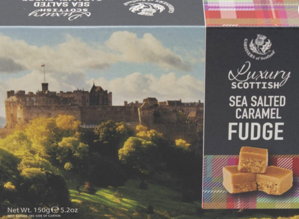 Luxury Scottish Sea Salt & Caramel Fudge