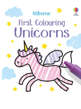 Book First Colouring Unicorns