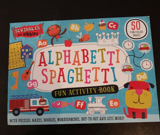 Book Alphabetti Spaghetti Fun Activity Book