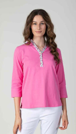 COLLAR WITH BUTTON FRONT SHIRT - 27564-010, 27565-020