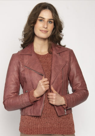 Faux Leather Jacket