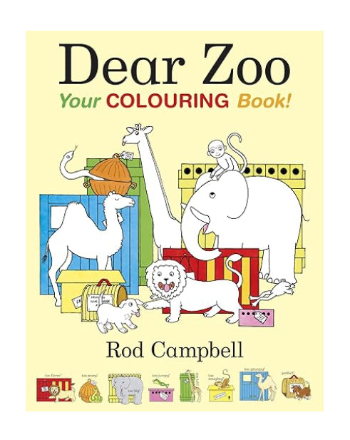 Book Dear Zoo Colouring