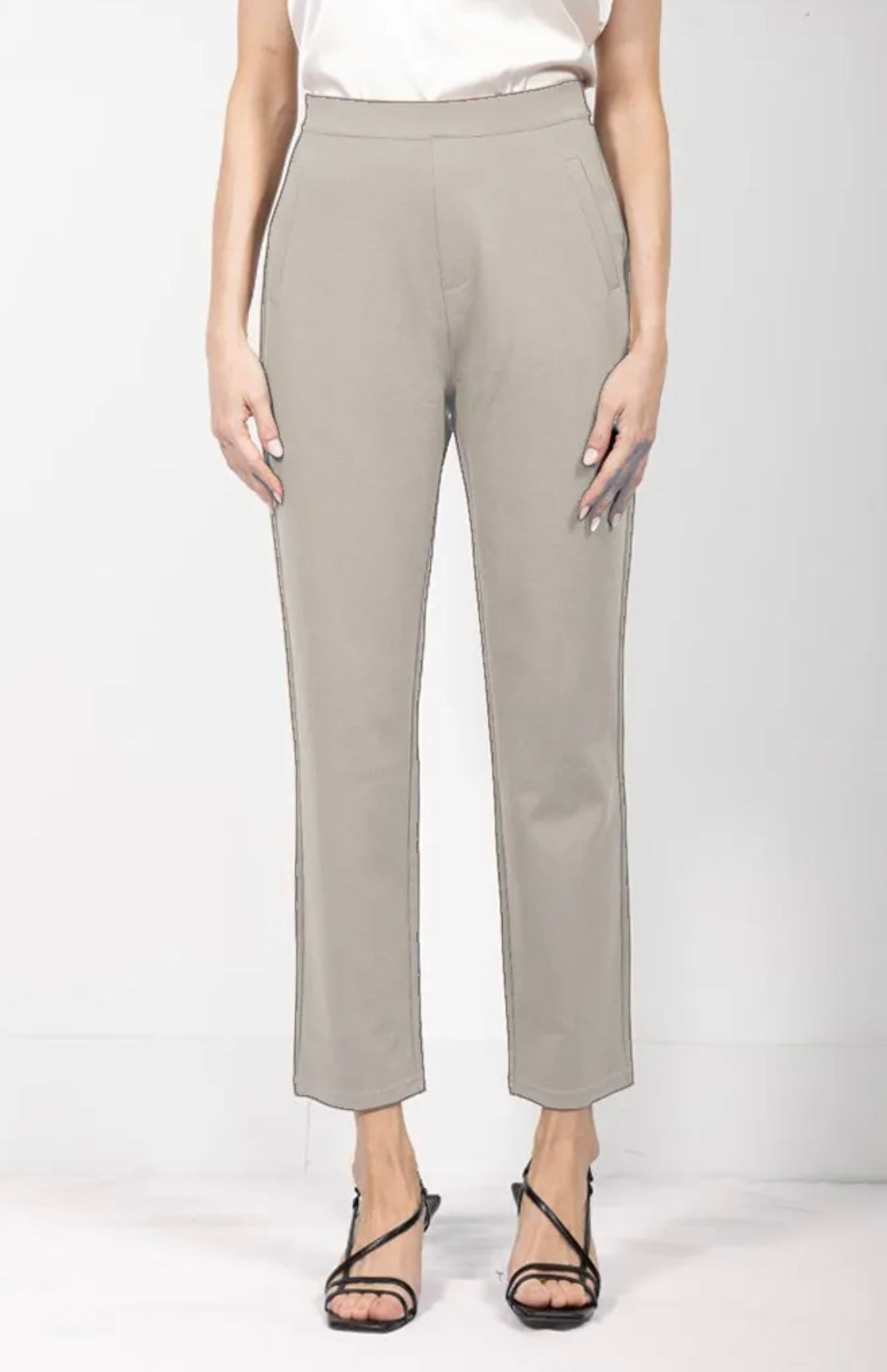 Ponte Trousers in Stone