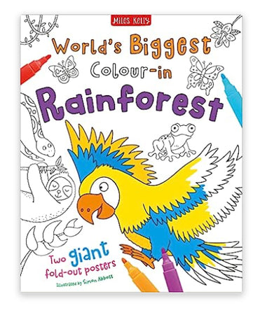 Book World’s Biggest Colour-in Rain Forest