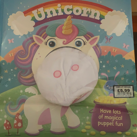 Book - Unicorn (Puppet Fun) - New Lanark Spinning Company