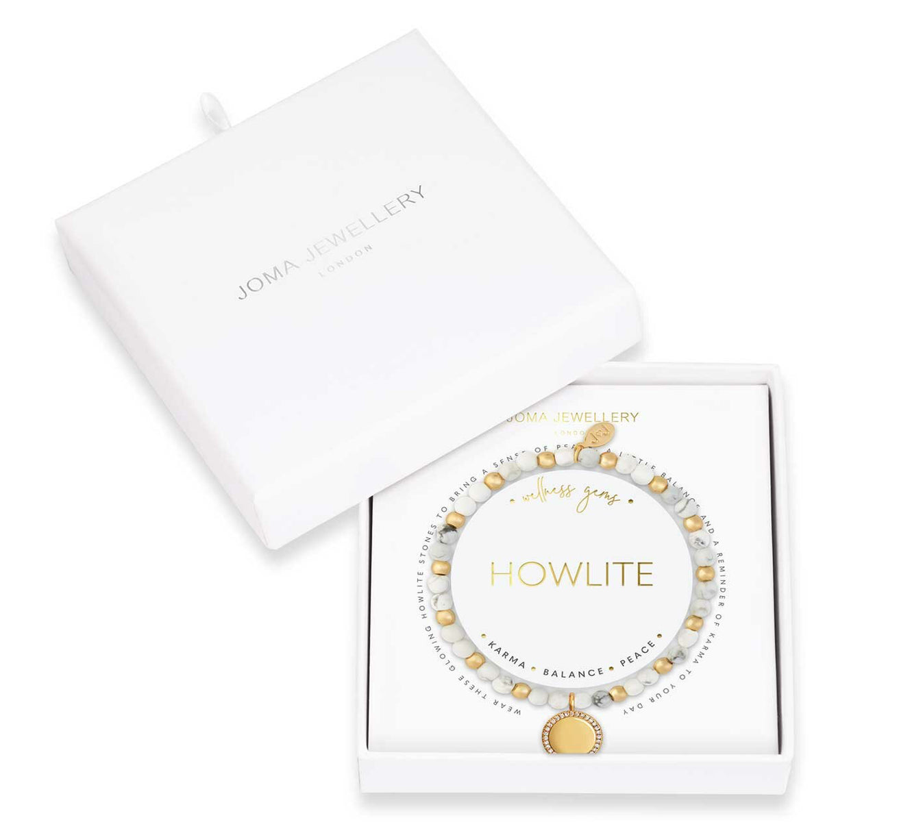 Joma Howlite Wellness Bracelet