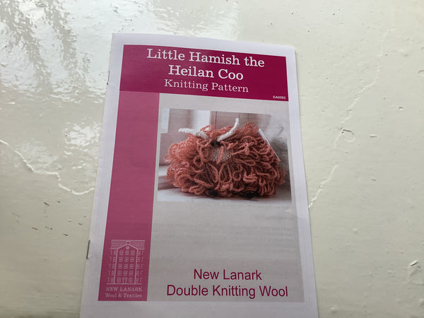 Little Hamish The Heilan Coo Knitting Kit